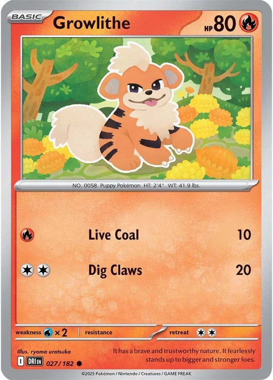 Growlithe - 27/182 - Normaal