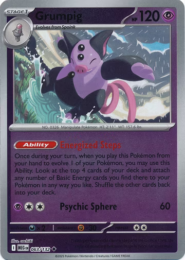 Grumpig - 63/132 - Reverse
