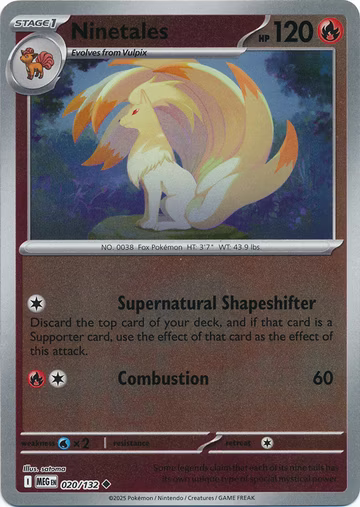 Ninetales - 20/132 - Reverse