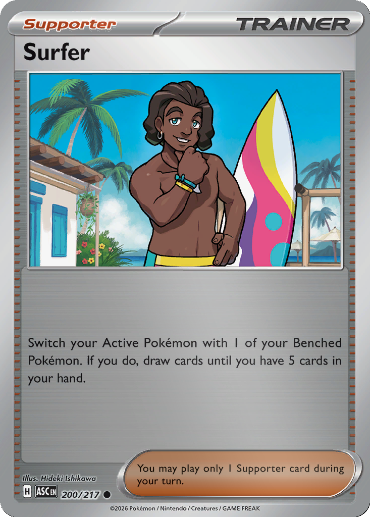 Surfer - 200/217 - Reverse Holo