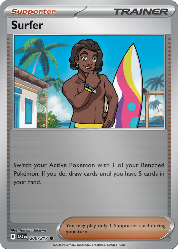 Surfer - 200/217 - Reverse Holo