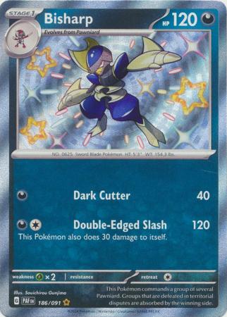 Bisharp Shiny Zeldzaam - 186/091