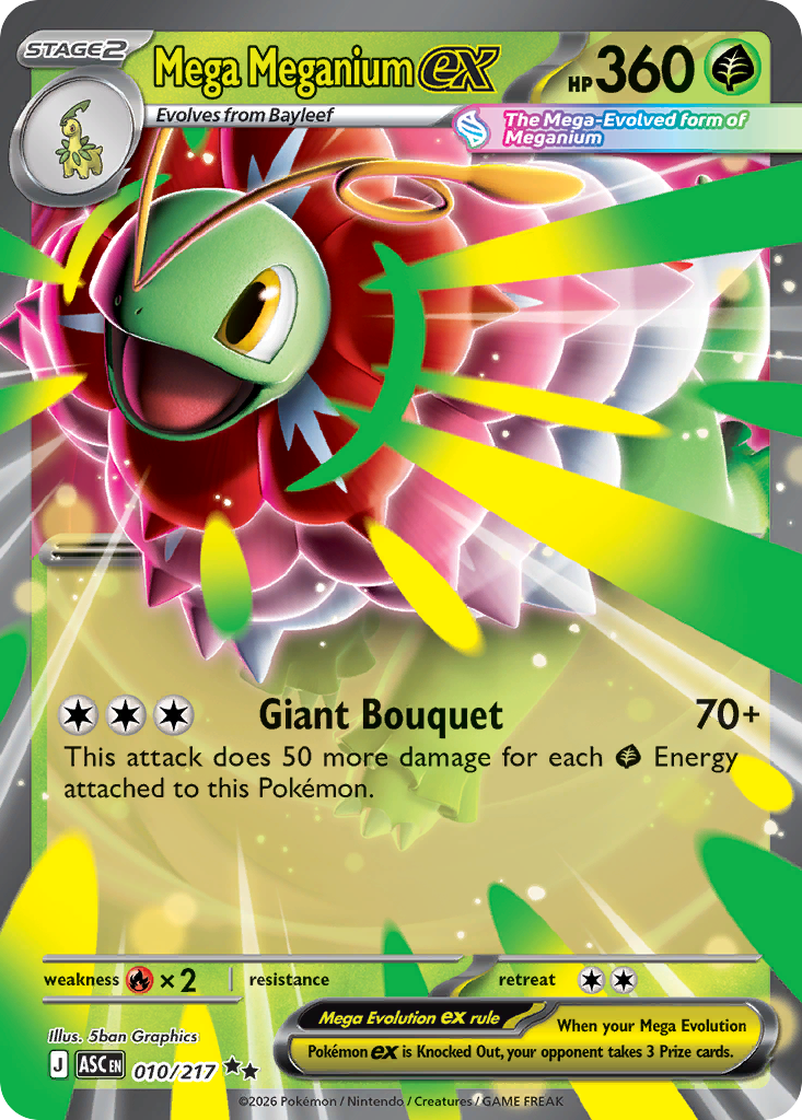Mega Meganium ex - 10/217 - Holo