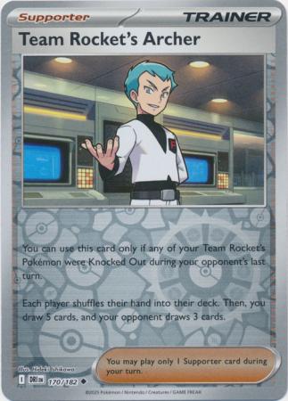 Team Rocket's Archer - 170/182 - Reverse