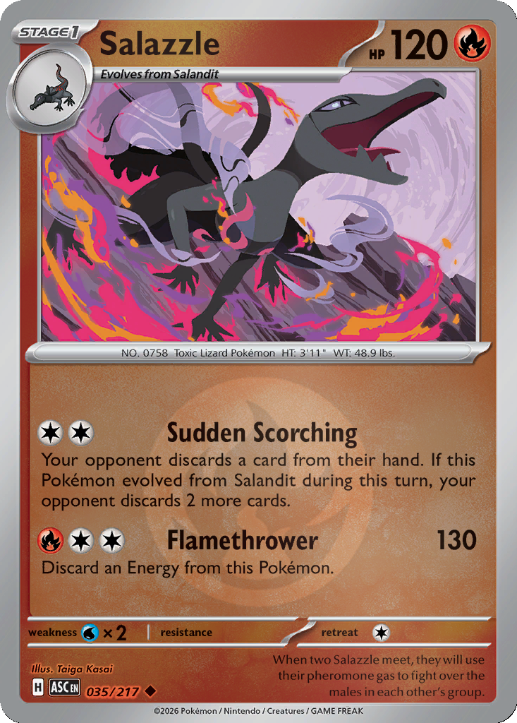 Salazzle - 35/217 - Reverse Holo