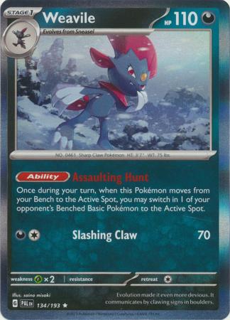 Weavile - 134/193 - Holo