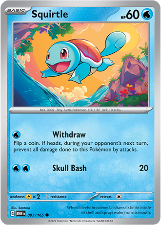 Squirtle - 7/165 - Normaal
