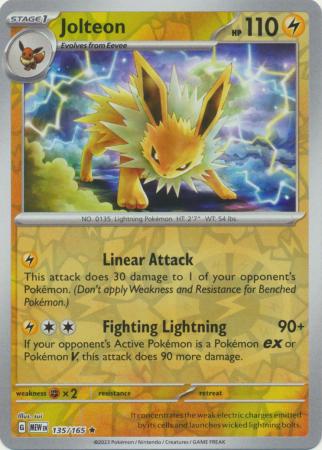 Jolteon - 135/165 - Reverse