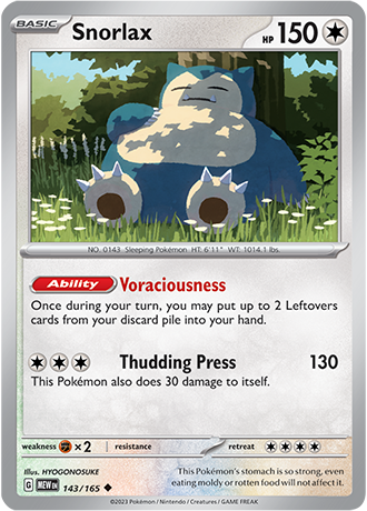 Snorlax - 143/165 - Normal