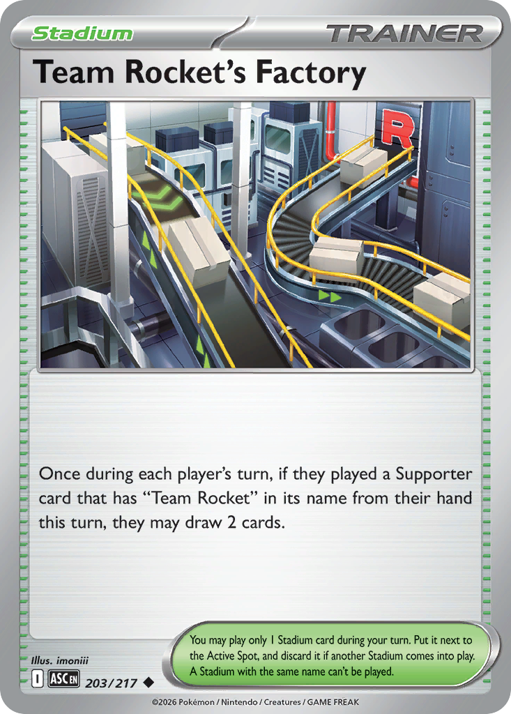 Team Rockets Fabriek - 203/217 - Normaal