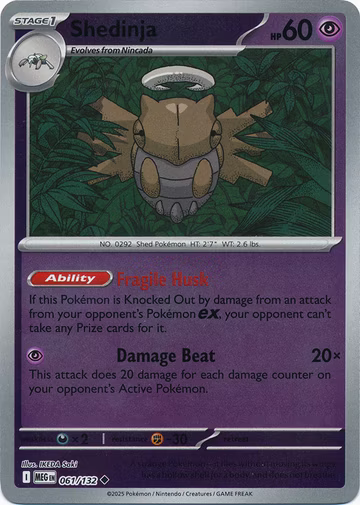 Shedinja - 61/132 - Reverse