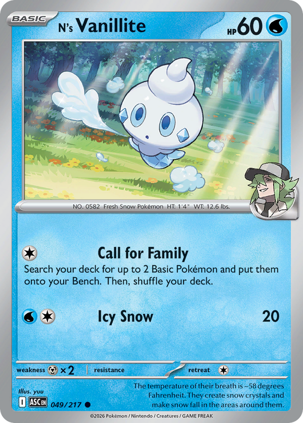 N's Vanillite - 49/217 - Normal