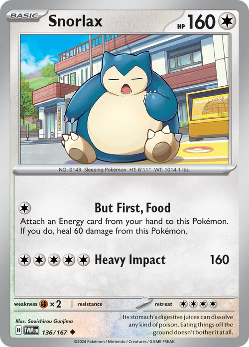 Snorlax - 136/167 - Normaal