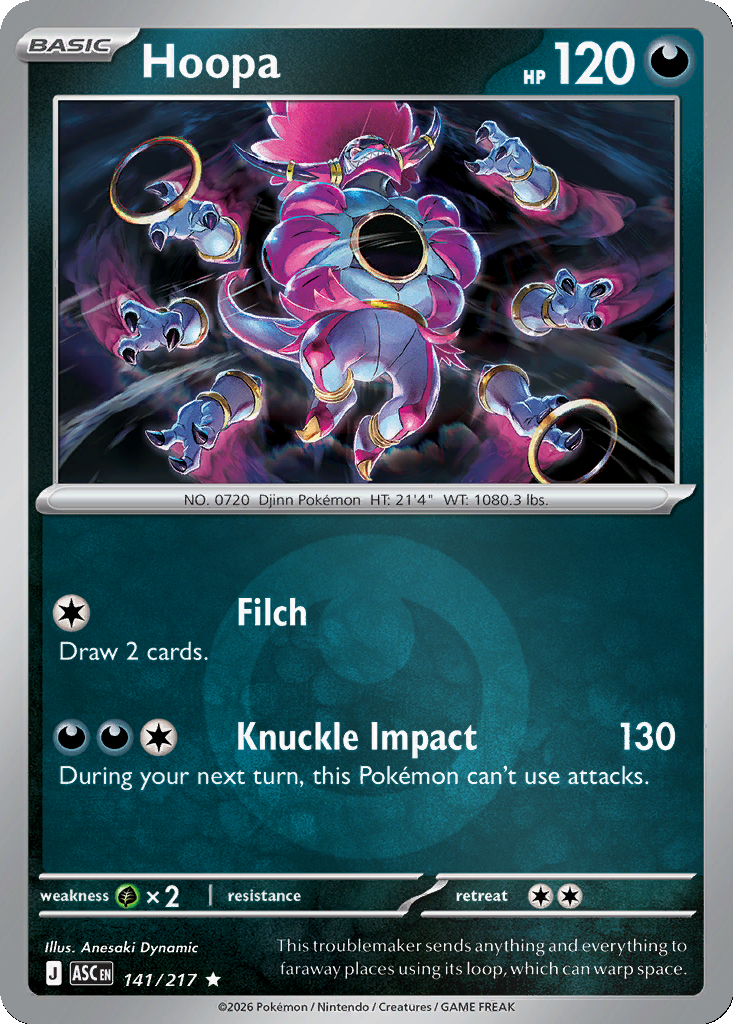 Hoopa - 141/217 - Reverse Holo