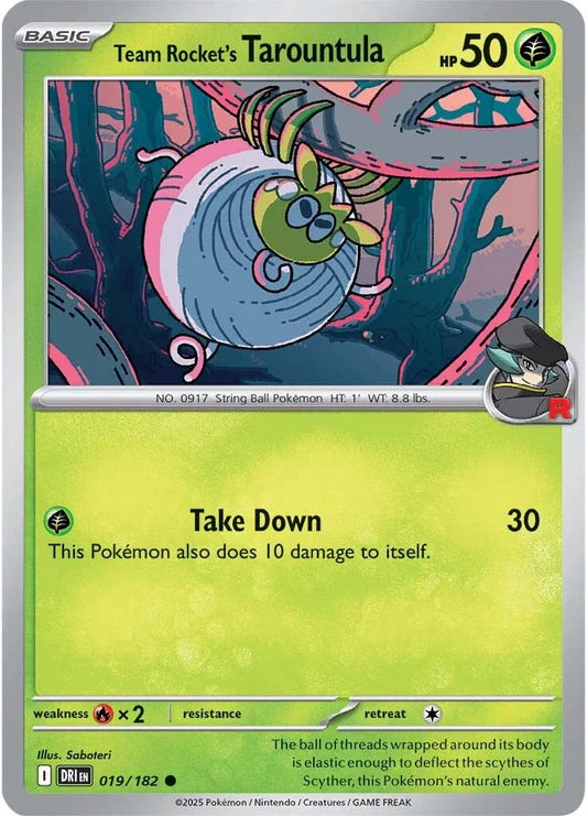 Team Rocket's Tarountula - 19/182 - Normaal