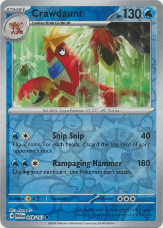 Crawdaunt - 48/167 - Reverse