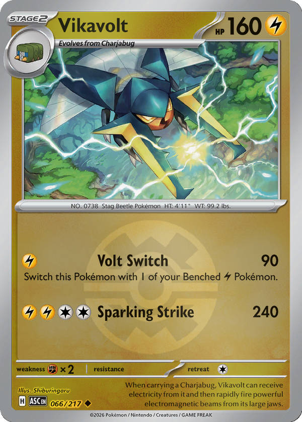 Vikavolt - 66/217 - Quick Ball Holo