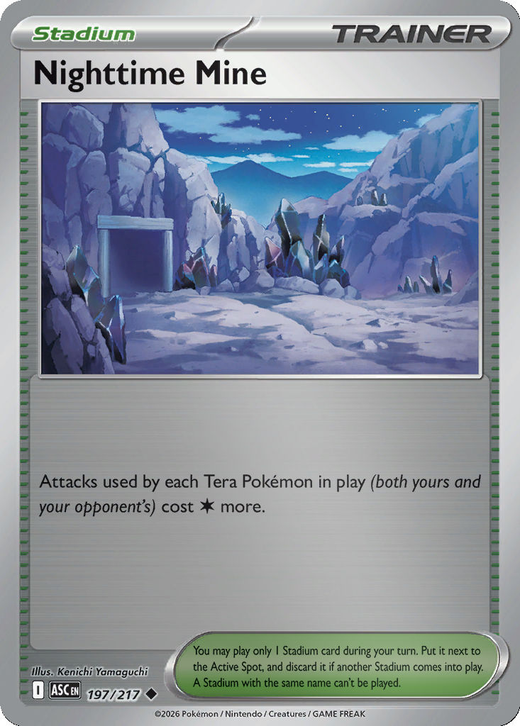 Nighttime Mine - 197/217 - Reverse Holo