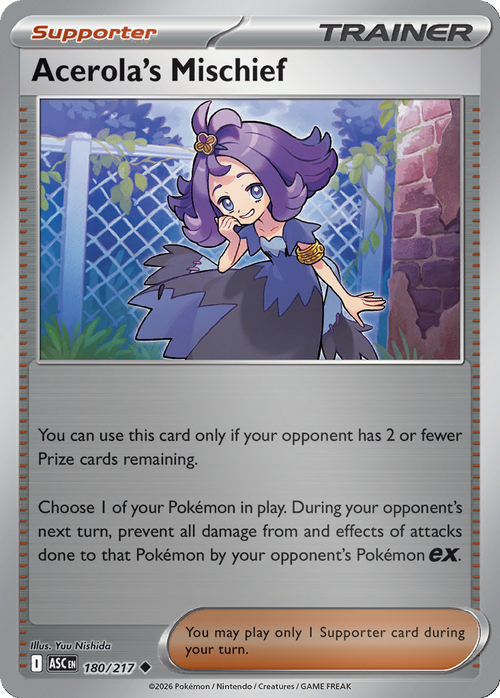 Acerola's Mischief - 180/217 - Reverse Holo