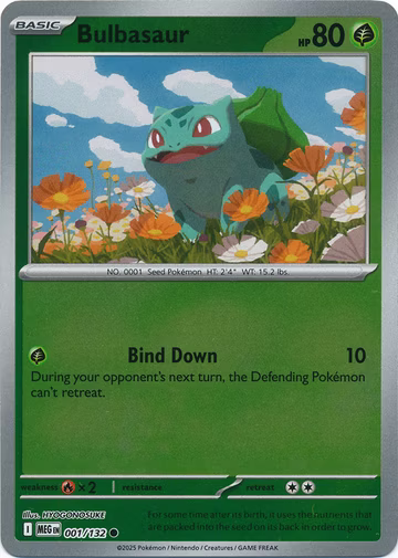 Bulbasaur - 1/132 - Reverse