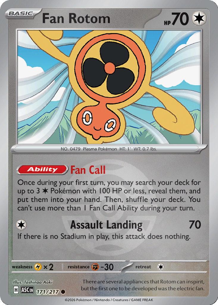 Rotom-ventilator - 171/217 - Dusk Ball Holo