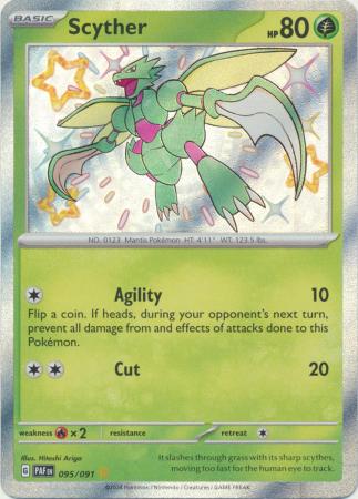 Scyther Shiny Rare - 095/091