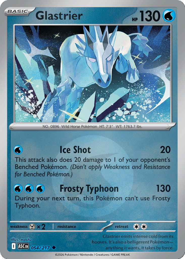 Glastrier - 54/217 - Reverse Holo