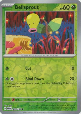 Bellsprout - 69/165 - Reverse