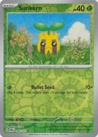 Sunkern - 6/167 - Reverse