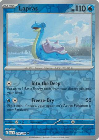 Lapras Reverse 016/091