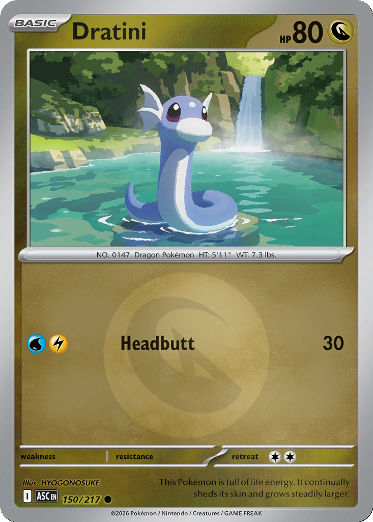 Dratini - 150/217 - Reverse Holo