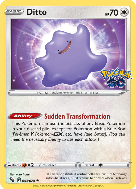Ditto - 53/78 - Holo