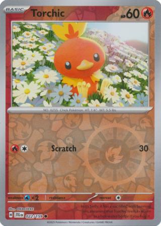 Torchic - 22/159 - Reverse