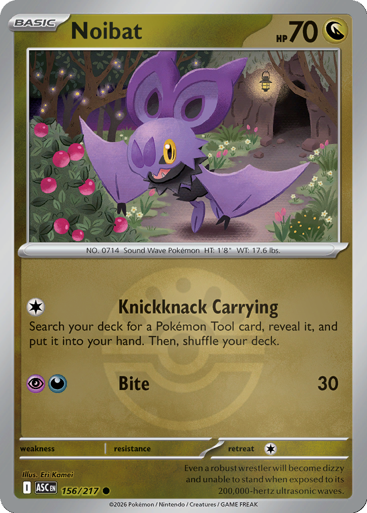 Noibat - 156/217 - Friend Ball Holo