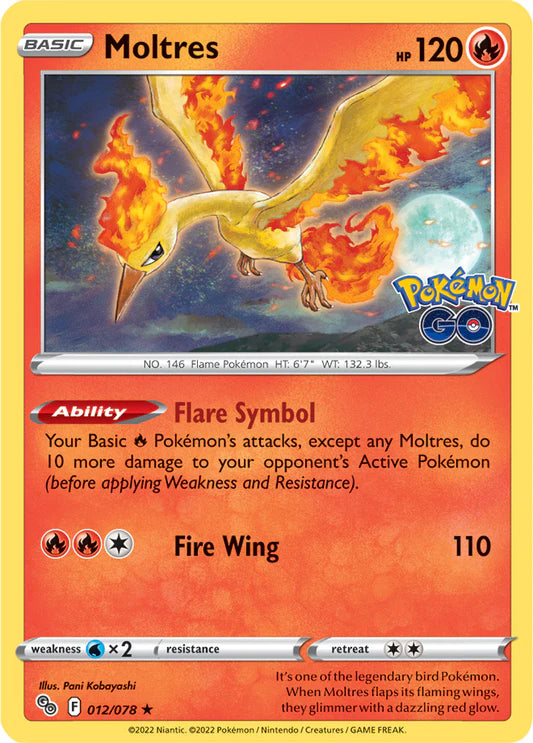 Moltres - 12/78 - Holo