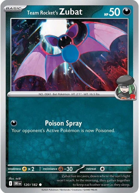 Team Rocket's Zubat - 120/182 - Normaal