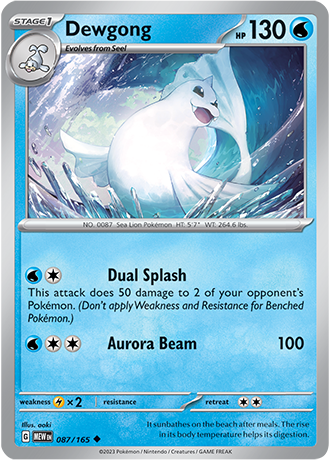 Dewgong - 87/165 - Normaal