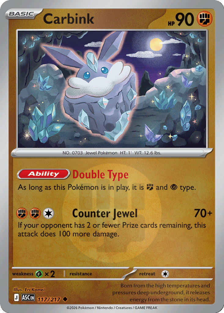 Carbink - 117/217 - Reverse Holo