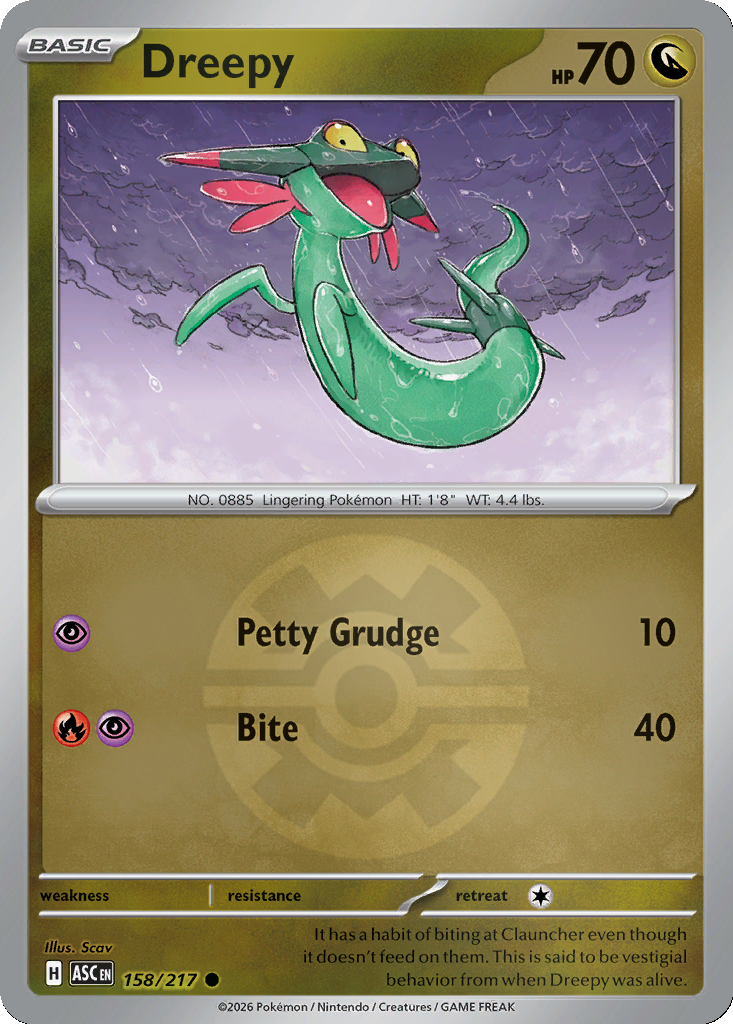 Dreepy - 158/217 - Quick Ball Holo