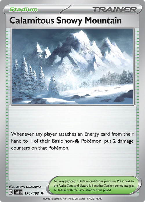Calamitous Snowy Mountain Normaal