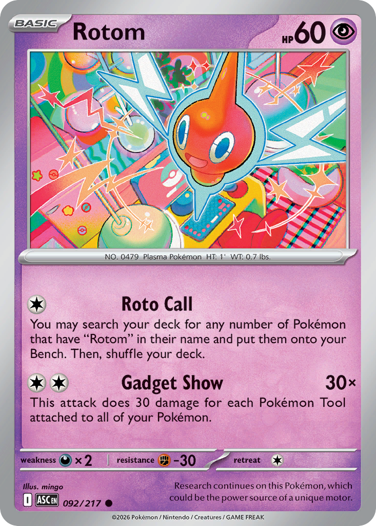 Rotom - 92/217 - Normal