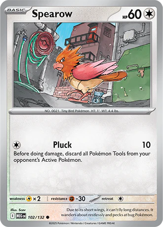Spearow - 102/132 - Normaal