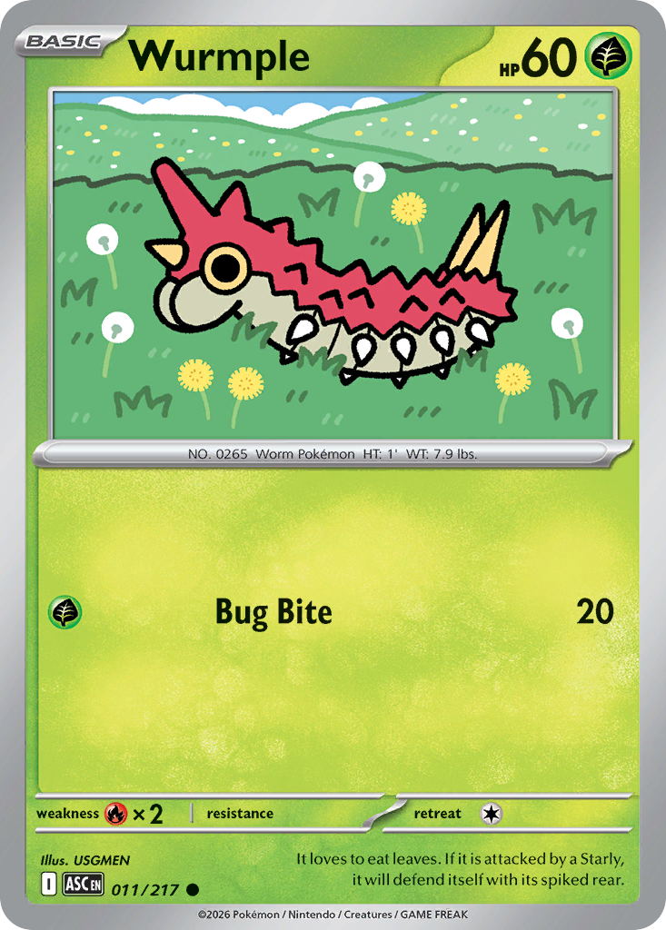 Wurmple - 11/217 - Normaal