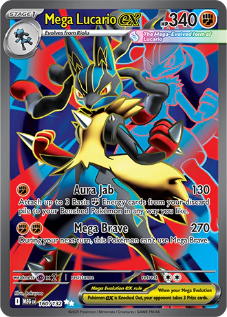 Mega Lucario ex - 160/132