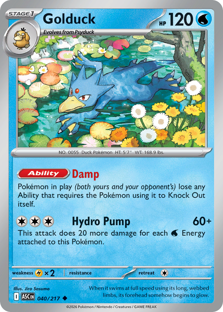Golduck - 40/217 - Normal