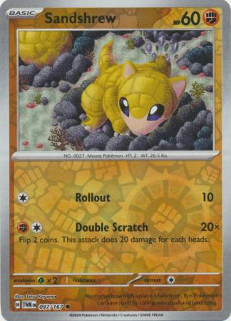 Sandshrew - 97/167 - Reverse
