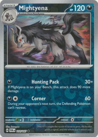 Mightyena - 114/167 - Reverse