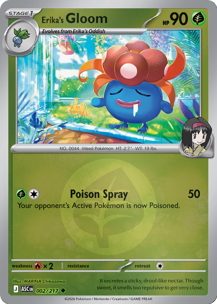 Erika's Gloom - 2/217 - Reverse Holo