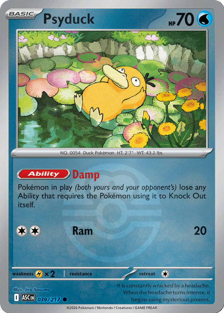 Psyduck - 39/217 - Love Ball Holo