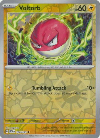 Voltorb - 100/165 - Reverse